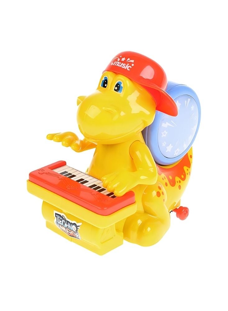 Premium Musical Dinosaur Piano Toy for Toddlers – Cartoon Dino Keyboard with Lights & Sound - Image 2
